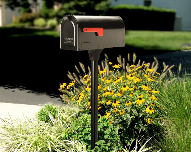 Architectural Mailbox With Post
