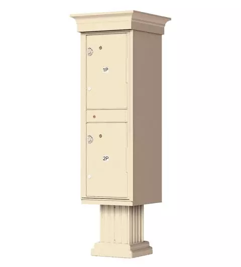 Florence CBU Cluster Mailbox – Vogue Classic Kit, 2 Parcel Lockers