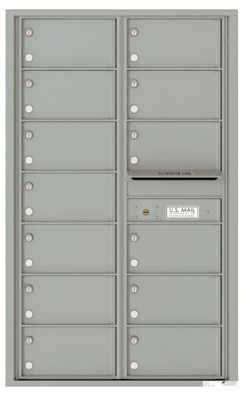 Florence 4C Horizontal Mailbox - 14 Doors High - 13 Doors - Private Access