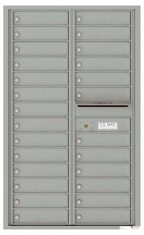 Florence 4C Horizontal Mailbox - 14 Doors High - 26 Doors - Private Access