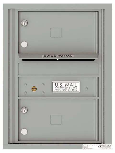Florence 4C Horizontal Mailbox - 6 Doors High - 2 Doors - USPS Access