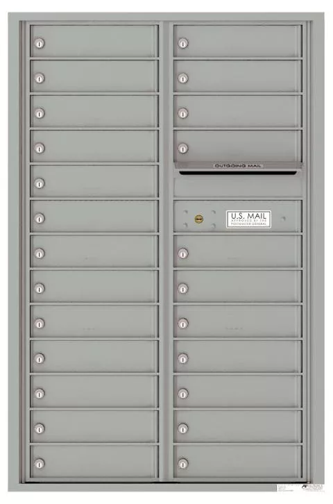Florence 4C Horizontal Mailbox - 13 Doors High - 24 Doors - Private Access