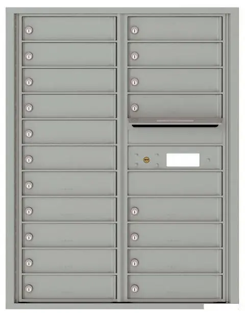 Florence 4C Horizontal Mailbox - 11 Doors High - 19 Doors - USPS Access