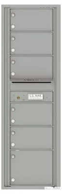 Florence 4C Horizontal Mailbox - 15 Doors High - 6 Doors - USPS Access