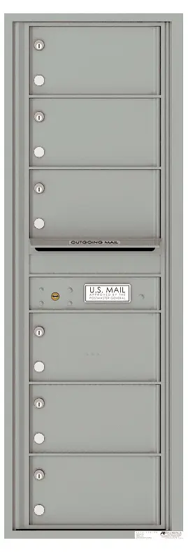 Florence 4C Horizontal Mailbox - 14 Doors High - 6 Doors - USPS Access
