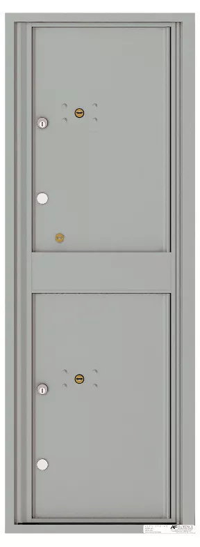 Florence 4C Horizontal Mailbox - 13 Doors High - 2 Parcel Lockers - USPS Access