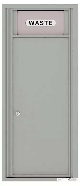 Florence 4C Mailbox Large Trash/Recycling Bin - 12 Doors High - - USPS Access