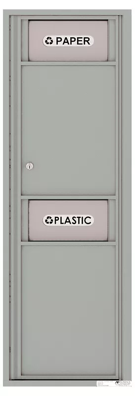 Medium Trash/Recycling Bin 4C Mailbox - 14 Door High - 4C14S-Bin