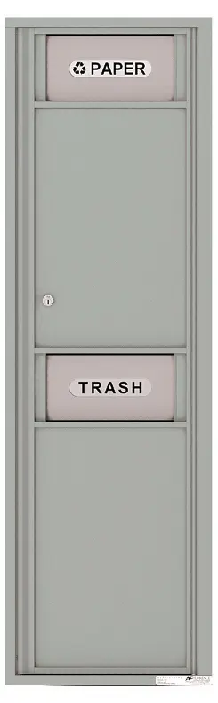Florence 4C Mailbox Extra Large Trash/Recycling Bin - Max Height - USPS Access