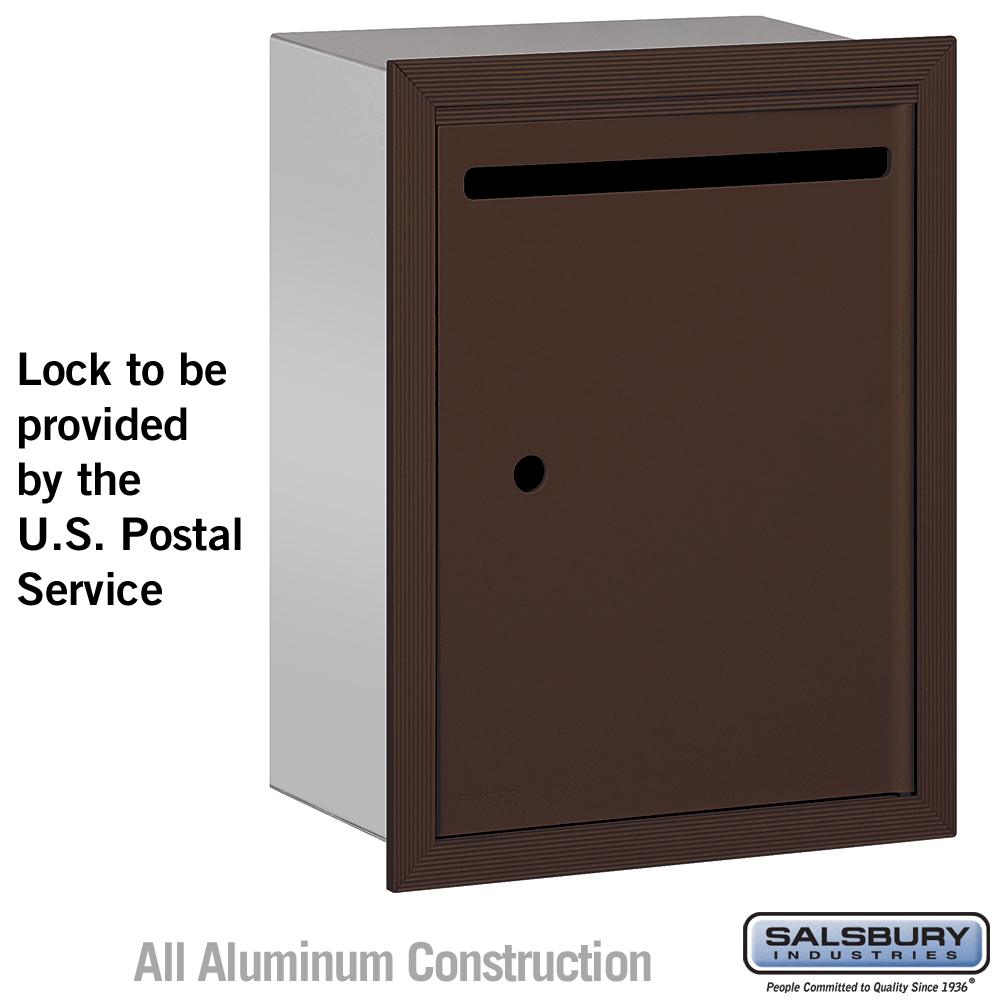 2240 Series Bronze Standard Recessed-Mounted Private Letter Box with Commercial Lock 2240 Series Bronze Standard Recessed-Mounted Private Letter Box with Commercial Lock