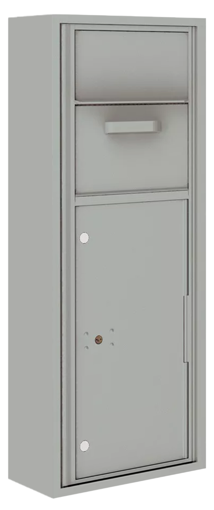 Florence 4C Mailbox Hopper Collection Drop Box - Front Loading - 12 Doors High - Surface Mounted - Private Access