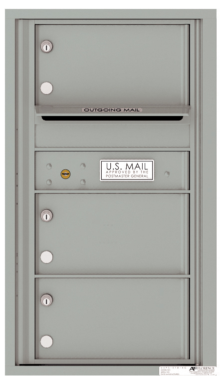 Florence 4C Horizontal Mailbox - 8 Doors High - 3 Doors - USPS Access