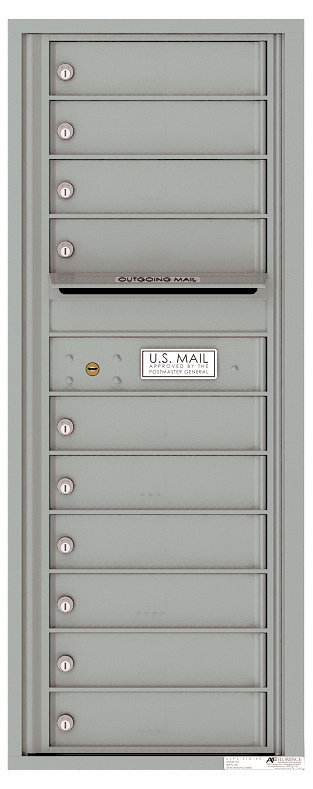 Florence 4C Horizontal Mailbox - 12 Doors High - 10 Doors - USPS Access