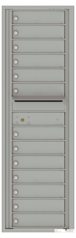 Florence 4C Horizontal Mailbox - 15 Doors High - 13 Doors - Single Column USPS Access