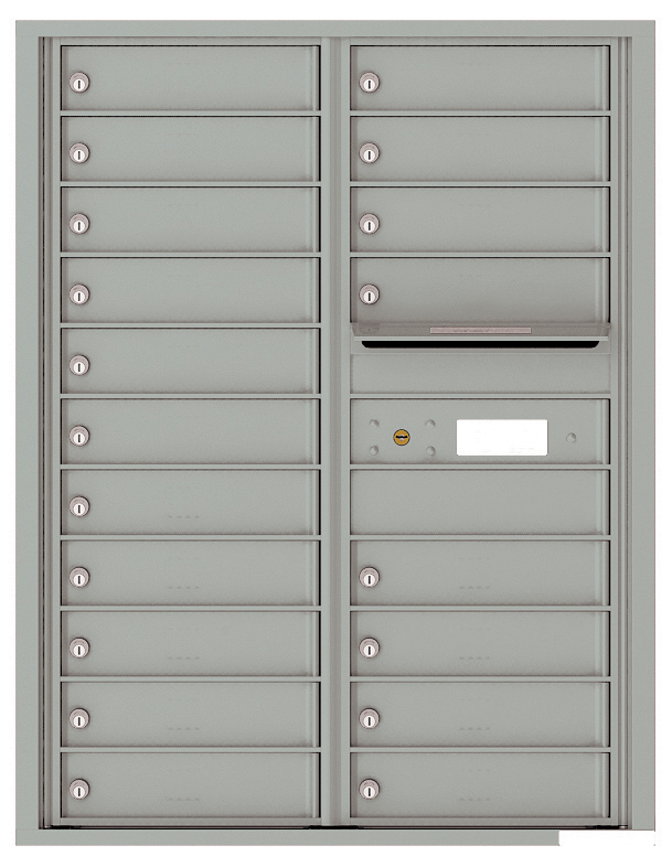 4C Horizontal Mailbox with 19 Tenant Doors and Outgoing Mail Slot