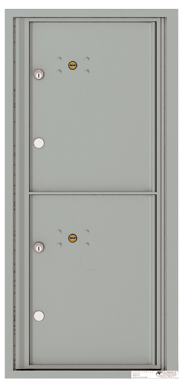 Florence 4C Horizontal Mailbox - 2 Parcel Lockers - Front Loading - ADA Compliant Max Height - USPS Access