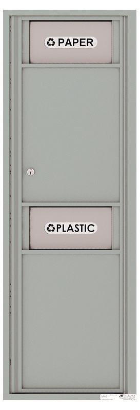 Florence 4C Mailbox Medium Trash/Recycling Bin - 14 Doors High -  - USPS Access